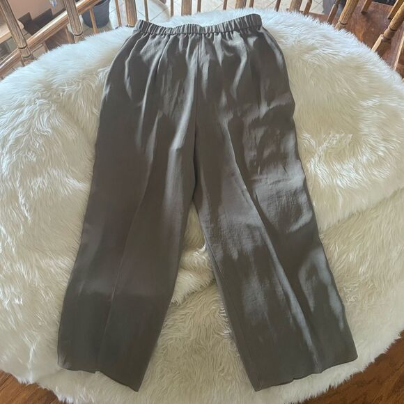 THEORY olive summer pants - Picture 4 of 6